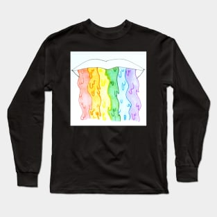 Rainbow Drool Long Sleeve T-Shirt